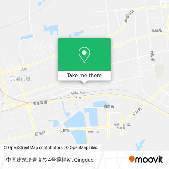 中国建筑济青高铁4号搅拌站 map