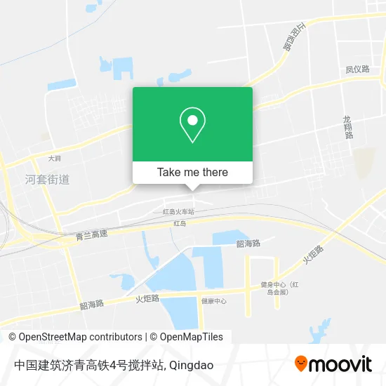 中国建筑济青高铁4号搅拌站 map