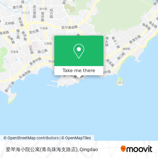 爱琴海小院公寓(青岛珠海支路店) map