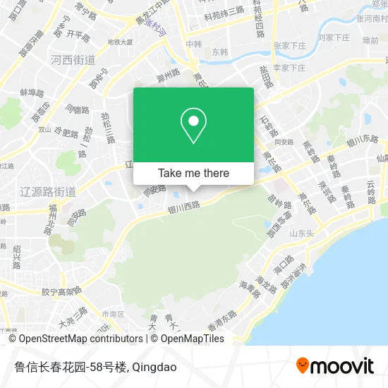 鲁信长春花园-58号楼 map