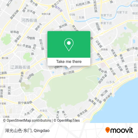 湖光山色-东门 map