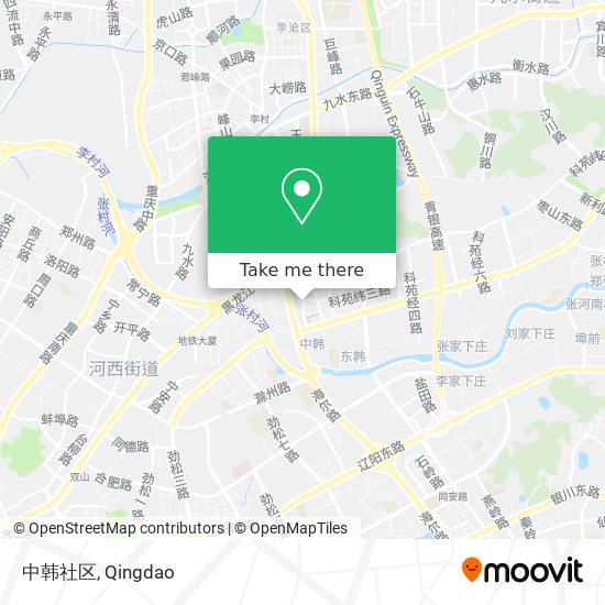中韩社区 map