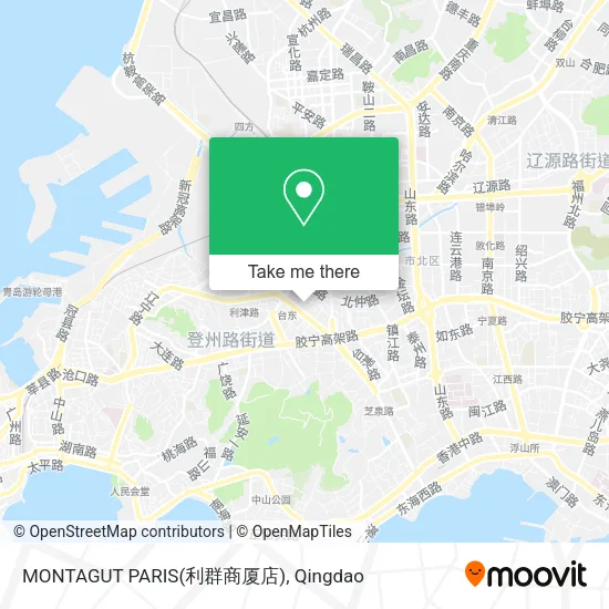 MONTAGUT PARIS(利群商厦店) map