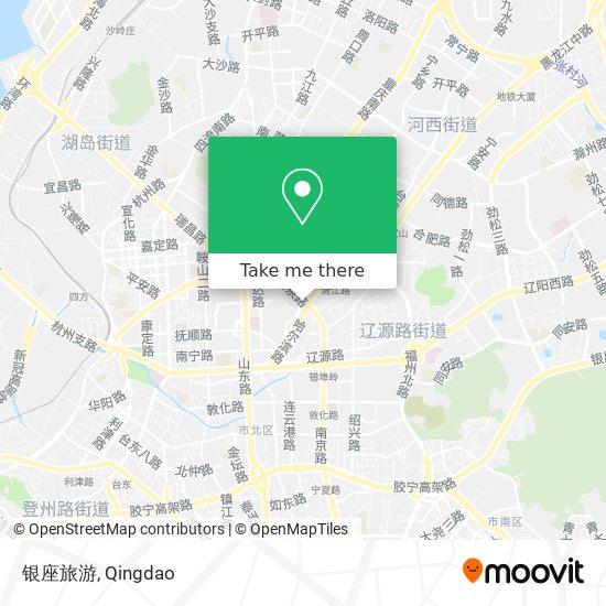 银座旅游 map