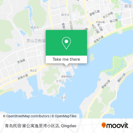 青岛民宿·家公寓逸景湾小区店 map