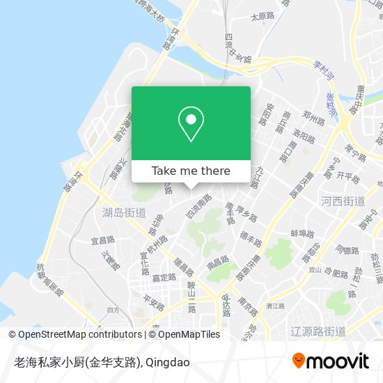 老海私家小厨(金华支路) map