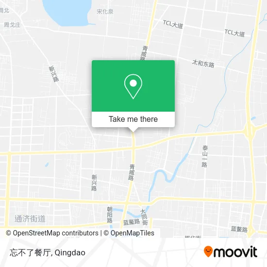 忘不了餐厅 map