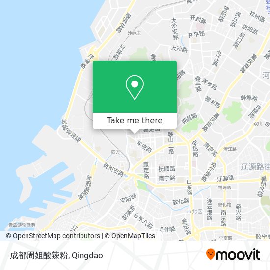 成都周姐酸辣粉 map