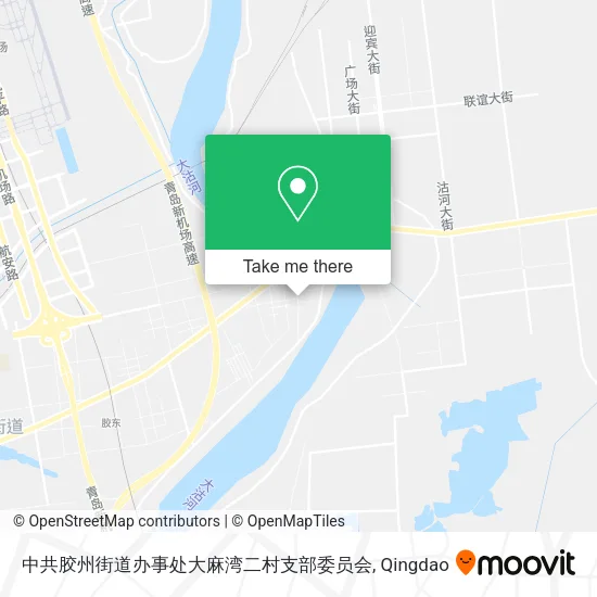 中共胶州街道办事处大麻湾二村支部委员会 map