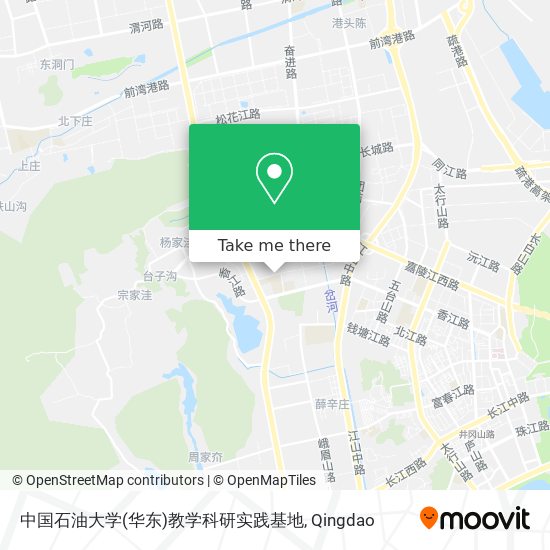 中国石油大学(华东)教学科研实践基地 map