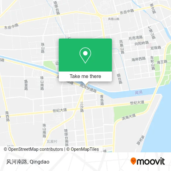 风河南路 map