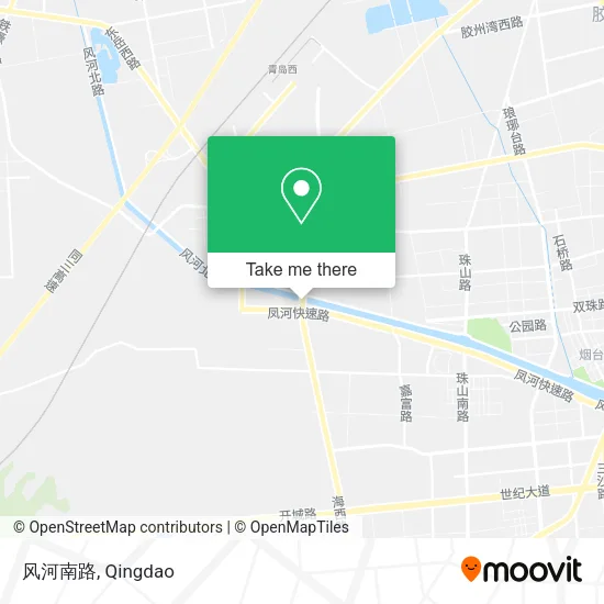 风河南路 map
