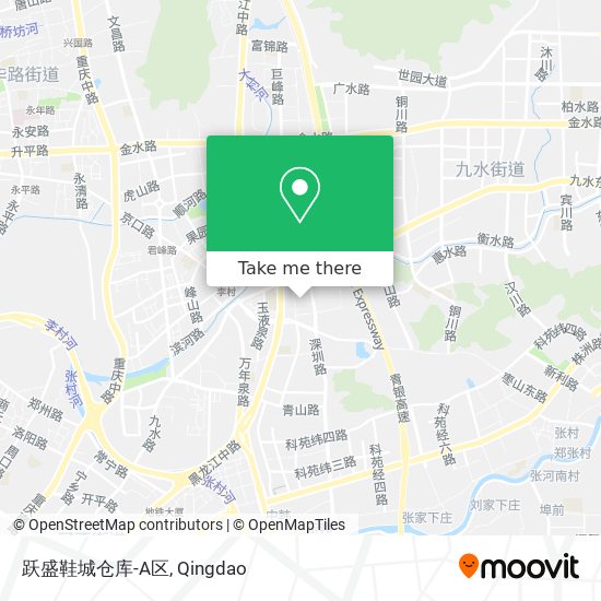 跃盛鞋城仓库-A区 map