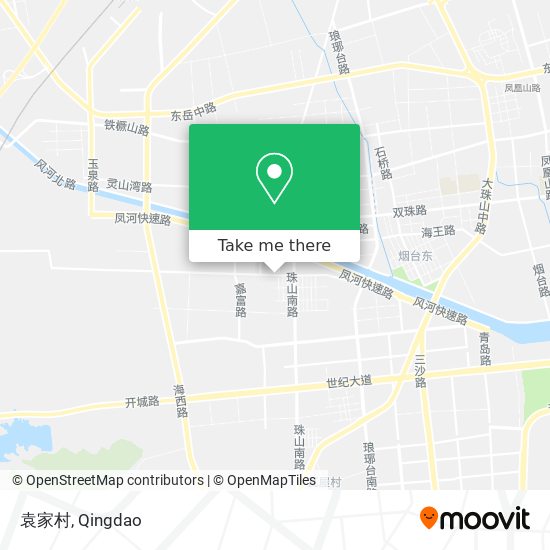 袁家村 map