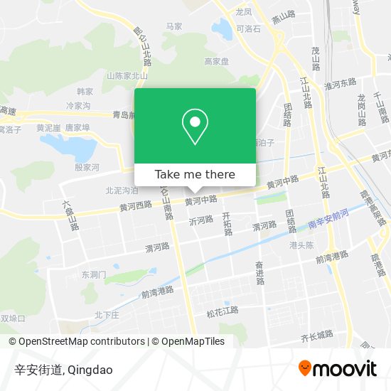 辛安街道 map