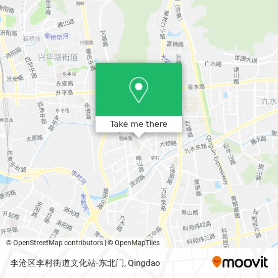 李沧区李村街道文化站-东北门 map