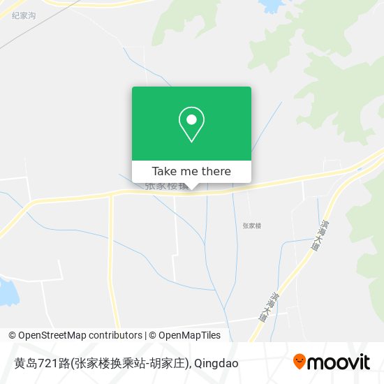 黄岛721路(张家楼换乘站-胡家庄) map