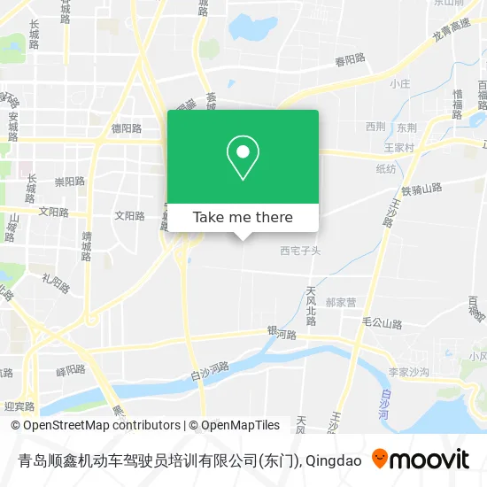 青岛顺鑫机动车驾驶员培训有限公司(东门) map
