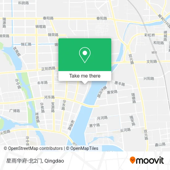 星雨华府-北2门 map