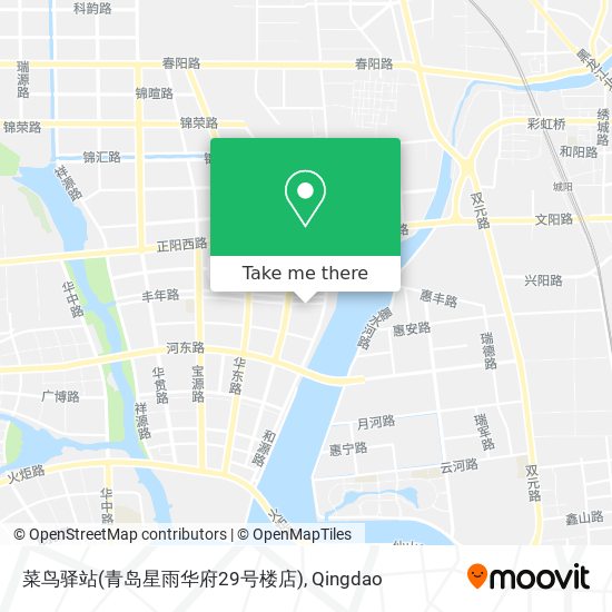 菜鸟驿站(青岛星雨华府29号楼店) map