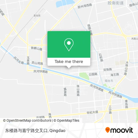 东楼路与嘉宁路交叉口 map