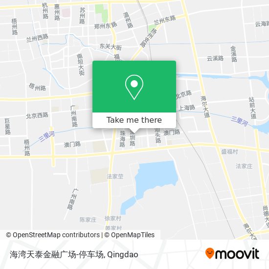 海湾天泰金融广场-停车场 map