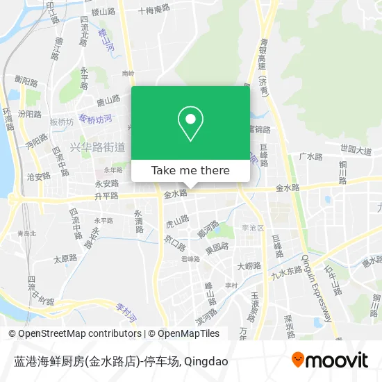 蓝港海鲜厨房(金水路店)-停车场 map