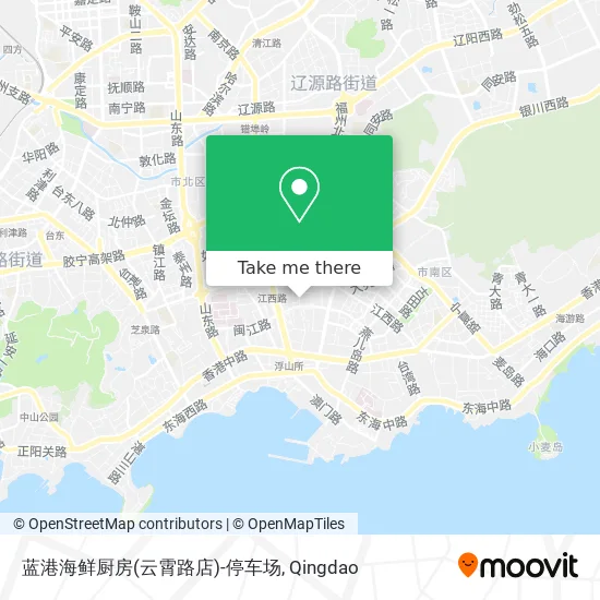 蓝港海鲜厨房(云霄路店)-停车场 map