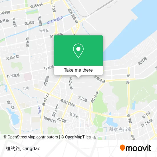 纽约路 map