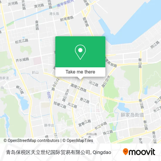 青岛保税区天立世纪国际贸易有限公司 map