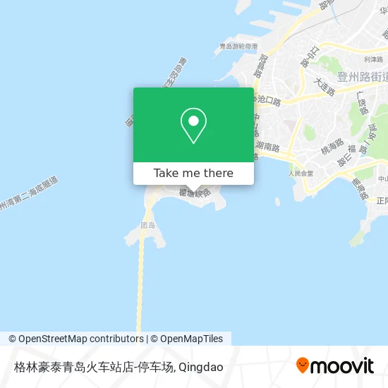 格林豪泰青岛火车站店-停车场 map