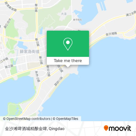 金沙滩啤酒城精酿金啤 map