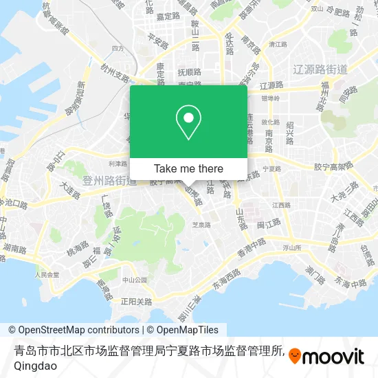 青岛市市北区市场监督管理局宁夏路市场监督管理所 map