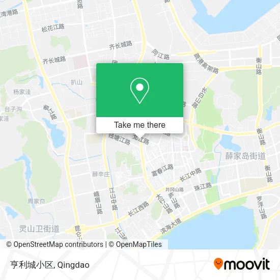 亨利城小区 map