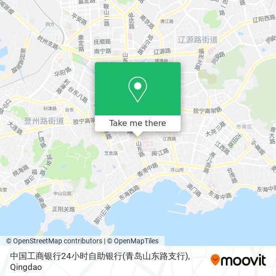 中国工商银行24小时自助银行(青岛山东路支行) map