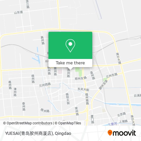 YUESAI(青岛胶州商厦店) map