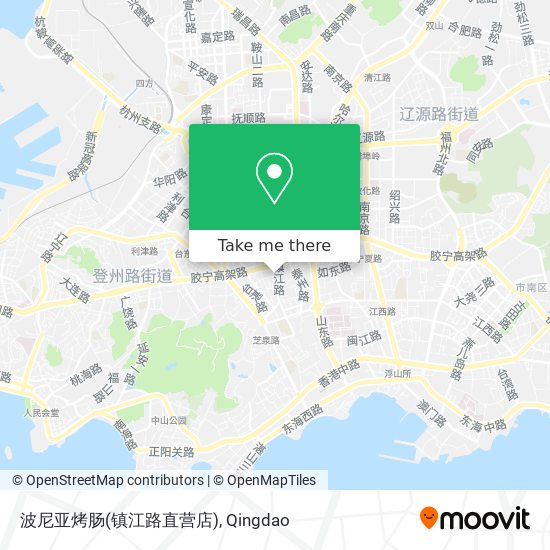 波尼亚烤肠(镇江路直营店) map
