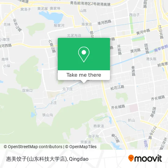 惠美饺子(山东科技大学店) map
