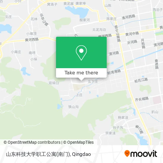 山东科技大学职工公寓(南门) map