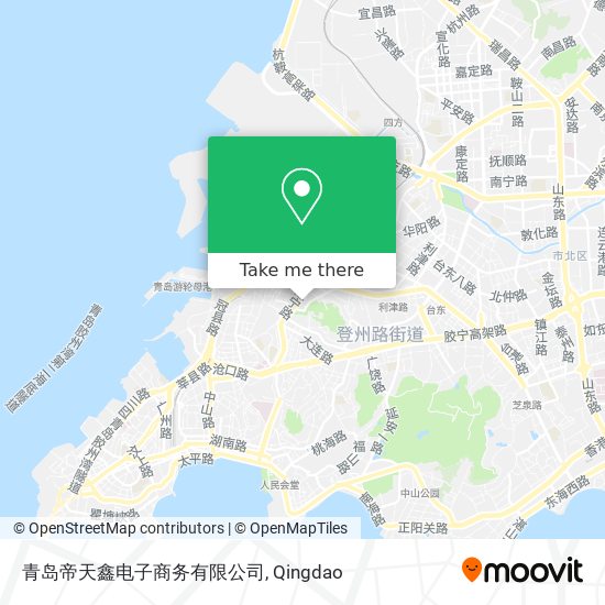 青岛帝天鑫电子商务有限公司 map