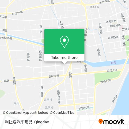 利让客汽车用品 map
