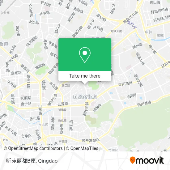 昕苑丽都B座 map