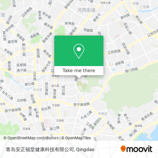 青岛安正福堂健康科技有限公司 map