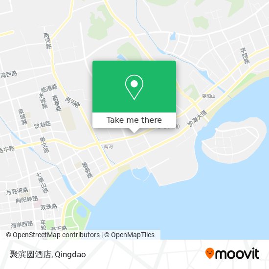 聚滨圆酒店 map