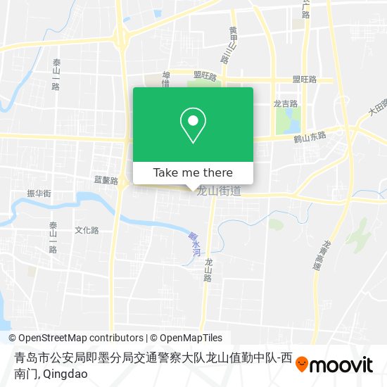 青岛市公安局即墨分局交通警察大队龙山值勤中队-西南门 map