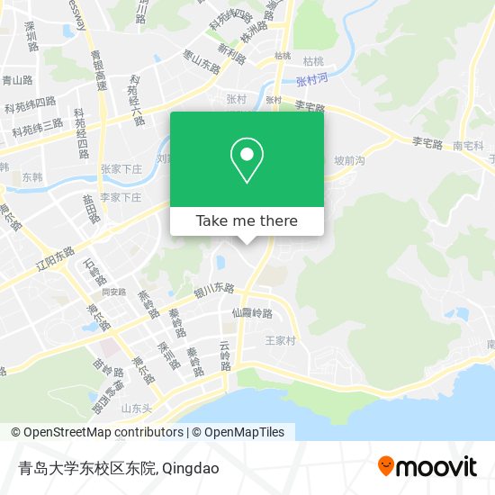 青岛大学东校区东院 map