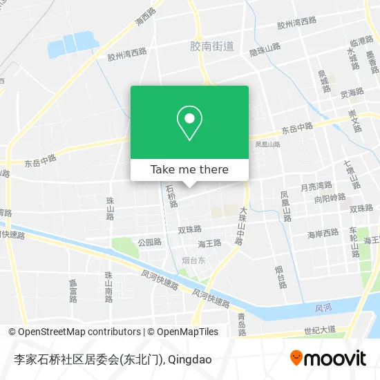 李家石桥社区居委会(东北门) map