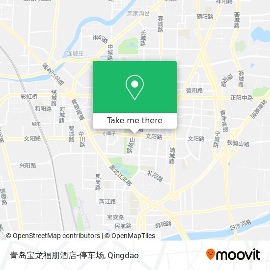 青岛宝龙福朋酒店-停车场 map