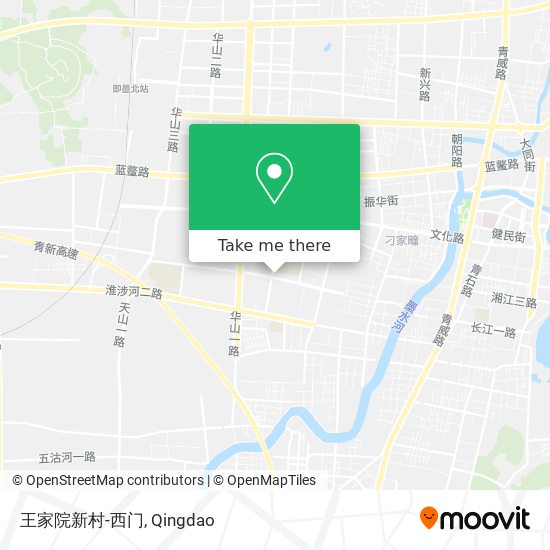 王家院新村-西门 map