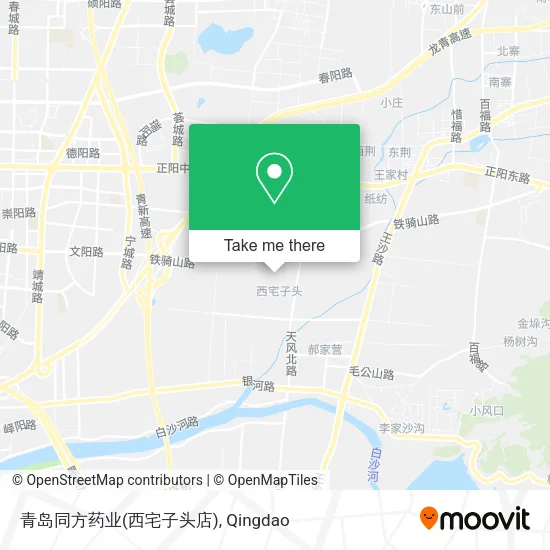 青岛同方药业(西宅子头店) map